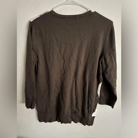 Ladies Argyle Sweater - Picture 3 of 3